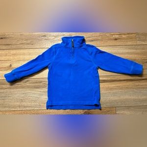Crewcuts J.Crew- Blue 1/4 Zip Pullover- Kids 3- 100% cotton - VGUC